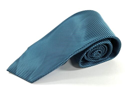Dolcepunta 11 Fold Silk Tie Necktie Handmade In Italy Blue - Picture 2 of 10
