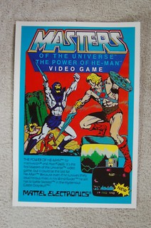 Masters of the Universe He Man Arcade flyer promotional poster
