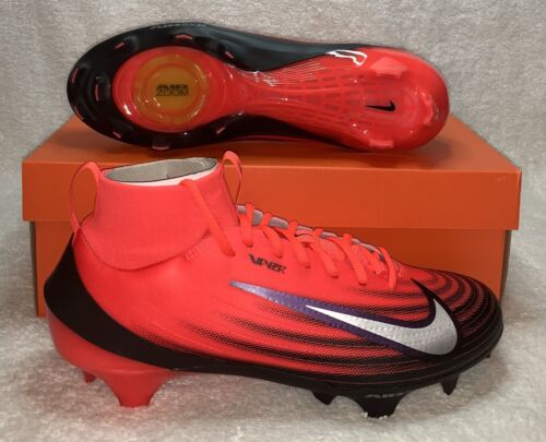 NIKE ZOOM AIR VAPOR PRO 1 NRG FOOTBALL CLEATS HF9409 600 MEN'S SZ 9 CRIMSON NIB
