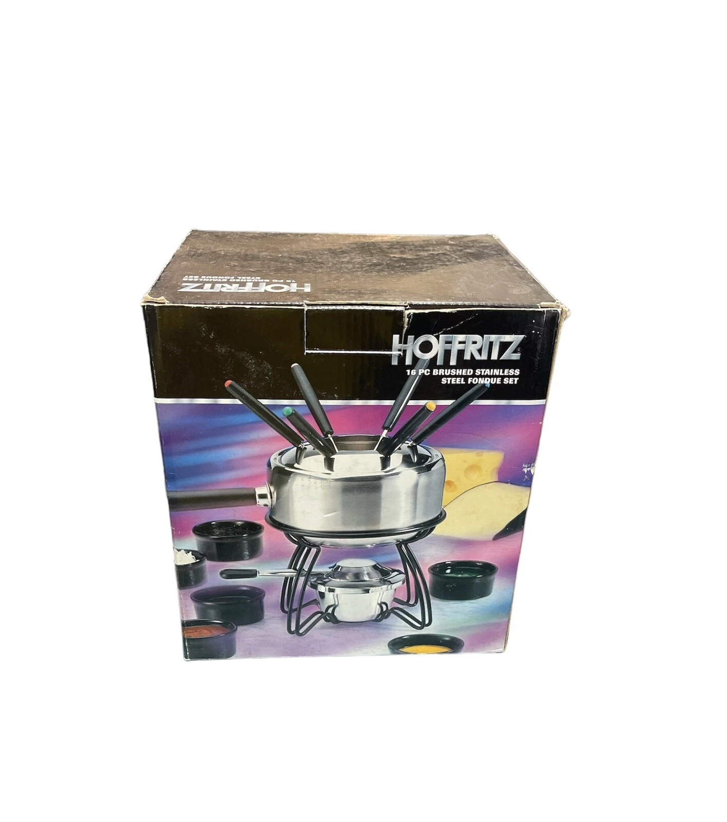 HOFFRITZ 16 Pieces Stainless Steel Fondue Set