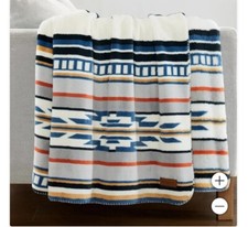 Pendleton Plush Throw Soft Plush Saltillo Stripe 100 Polyester 50" x 70" New