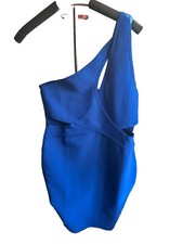 Fashion Nova Holla At Me Bandage Dress - XL One Shoulder