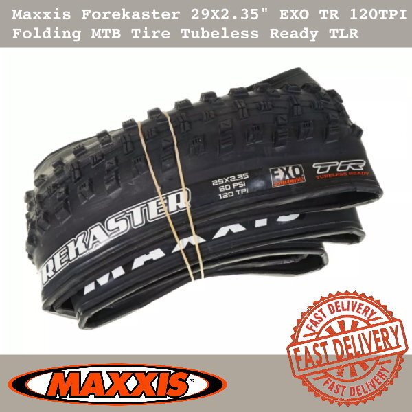 Maxxis Forekaster EXO TR 120TPI Folding MTB Tire Tubeless