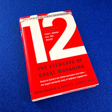12 THE ELEMENTS OF GREAT MANAGING HARDCOVER BUSINESS ADVICE FREE SHIPPING