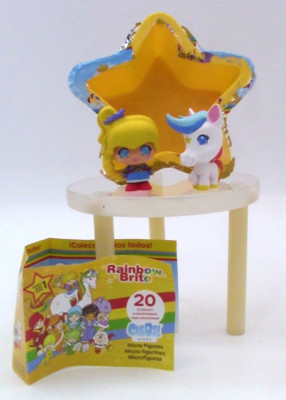Rainbow Brite Micro Cheebee! 2 Figurines RAINBOW BRITE and STARLIGHT with star