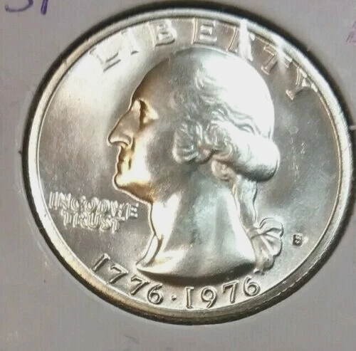 1976 S Washington 40% Silver BU & Clad Gem Cameo Proof Bicentennial Quarters