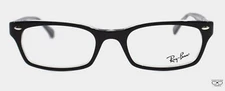 Ray Ban RB5150 2034 BLACK/CLEAR Eyeglasses New Authentic 50
