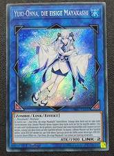 ⭐Yuki-Onna, Die Eisige Mayakashi⭐HISU-DE037 Yu-Gi-Oh! Secret Rare DE Near Mint