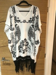 zara white beach dress