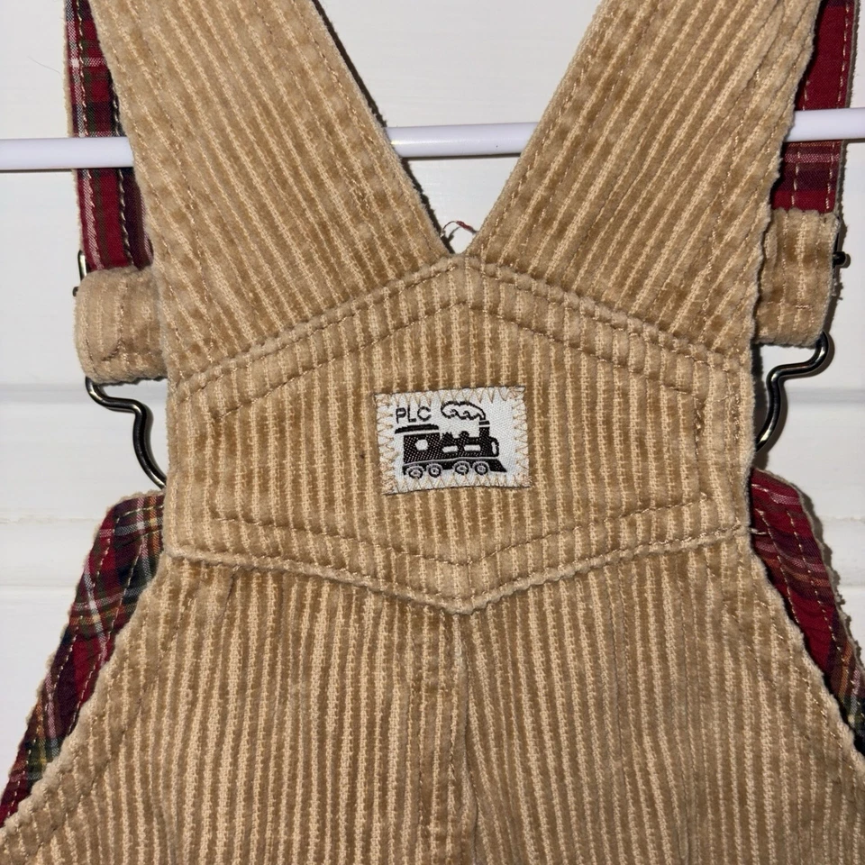 Mono de pana vintage auténtico lugar infantil talla 12 meses Foto 4 de 4