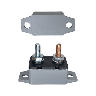 ZOOKOTO 2-Pack 12V 50A Auto Reset Circuit Breaker - Stud Bolt Style For Car Audio, Trucks, & Electrical Systems