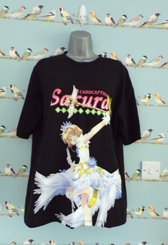 BN official Cardcaptor Sakura manga T-shirt UK 10 -12 SMALL Primark top CCS NEW - Afbeelding 1 van 5