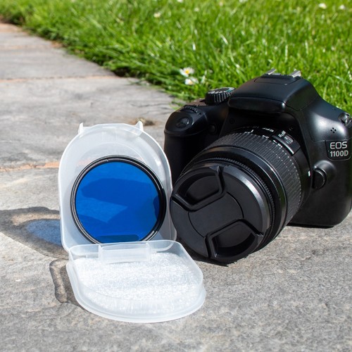 58mm Full Colour Blue Filter For Ø58mm Lens such as Canon 18-55mm or 75-300mm - Picture 5 of 8