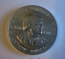 Shell's 1969 Mr President Coin Game Token Andrew Johnson