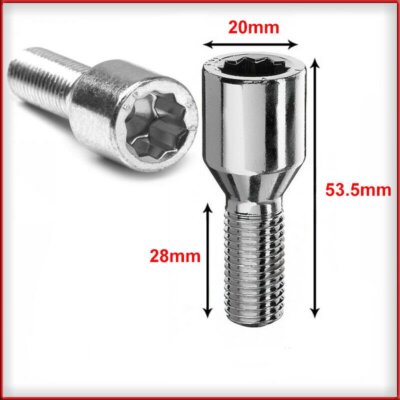 Vite Ruota M12 X 1,5 X 60 Mm Fascia Conica 60° SW17 - Foto 9