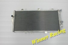 2" Aluminum Radiator For Audi 200 C3 Quattro 3B 20V Turbo Engine M/T 1989-1991