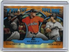 2019 BOWMAN CHROME #TP-MIA POMPEY, NEIDERT, DEAN 