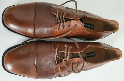 Mens Dress Shoes Size 9½ M. Bostonian Brown Lace up | eBay