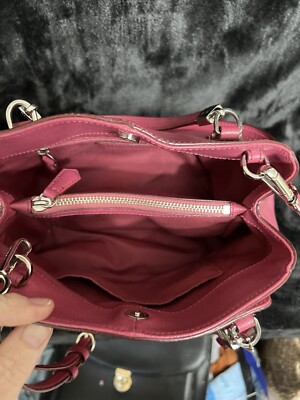 Coach New York Minetta Satchel/Cross Body Pink Handbag/Purse Very