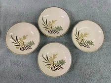 VTG Fantasy Fern Homer Laughlin Dessert Bowls 5" Set of 4