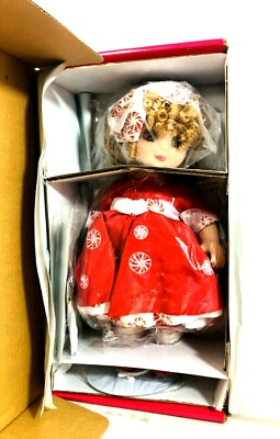 NIB Marie Osmond Adora Belle Holiday Christmas 2005 Full Vinyl 15  Doll LE 2000