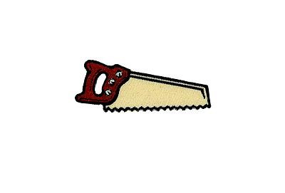 Aufnäher patch applique kawaii aufbügler applique rockabilly handsäge Holzhacker