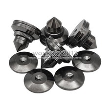 4pcs Speaker Spike Feet Amplifier Isolation Stand Foot Shockproof Base Pad M6x28