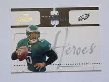 2005 Donovan McNabb Absolute Memorabilia Absolute Heroes Card AH-6 #158/250