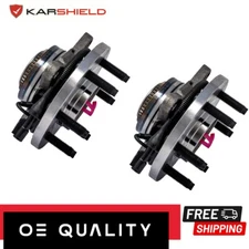 2x 4WD Front Wheel Bearing & Hub Assembly for 2009 2010 Ford F-150 F150 6 Lugs