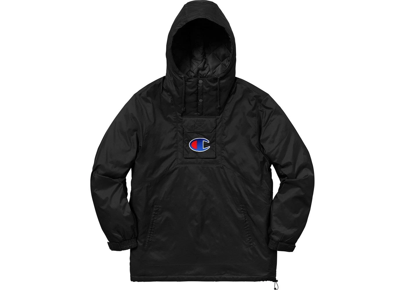 Supreme Champion Pullover Parka Black Size XL