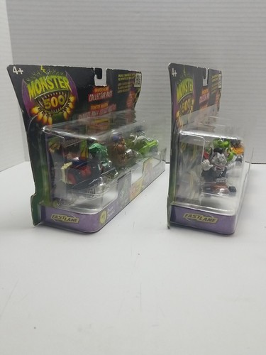 Monster 500 Invasion 1 & 2 Collector Pack 3 Figure Car Set - Picture 4 of 17