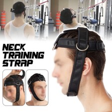 Head Neck Shoulder Harness Weight Lifting Training Diverse Adjustable Strap.