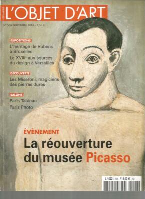 DER BRIEFMARKE - DAS KUNSTOBJEKT NR. 506 MUSEUM PICASSO / RUBENS / LES MISERONI