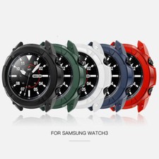 For Samsung Galaxy Watch3 Armor Protective Case Scale Ring Protective Cover