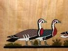 Original Egypt Art Meidum Geese VINTAGE PHAROAHS PAPYRUS SPHYNX SQ. SAMMAN ART — photo 4