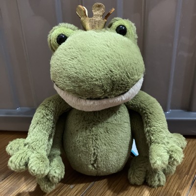 Jellycat kleiner Felipe Froschkönig Plüschtier Kuscheltier Krone brandneu Etikett