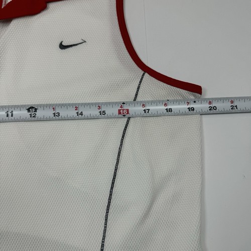 Nike Sphere Dry Youth Athletic Sleeveless Red White Size L (12-14) - Picture 6 of 13