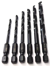 Bosch 6pc Impact Drill Bit Set Bulk 1/8" to 5/16" 2610065115-110