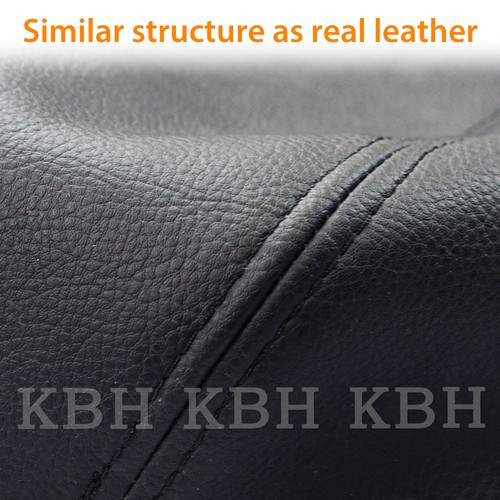 Leather Armrest Center Console Lid Cover Skin Fits Mazda CX-9 2010-2015 Black - Picture 4 of 9