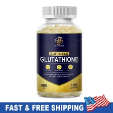 120 Pills L-Glutathione Capsules 500MG Natural Anti-Aging Skin Whitening Caps