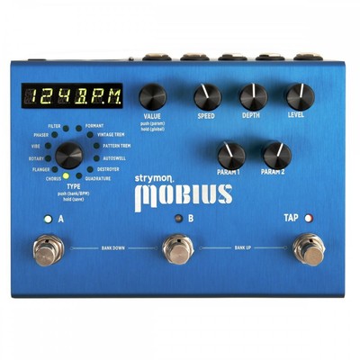 Strymon Mobius mehrdimensionales Modulation Effektpedal für Gitarre