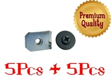 RENAULT CAR BODY LINER MUD/SPLASH GUARD FASCIA PLATE 4MM RIVET/SCREW CLIP x5