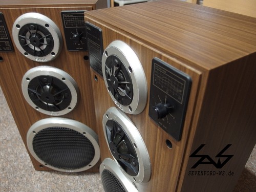 Vintage Speaker Lautsprecher Box SABA Acoustic Monitor 80 mit Gitter - Bild 2 von 8