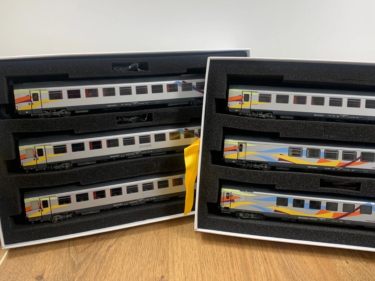 Rame 8 Voitures Voyageurs GRAND CONFORT LS MODELS – 40091-2-7-9, Neuf, Rare
