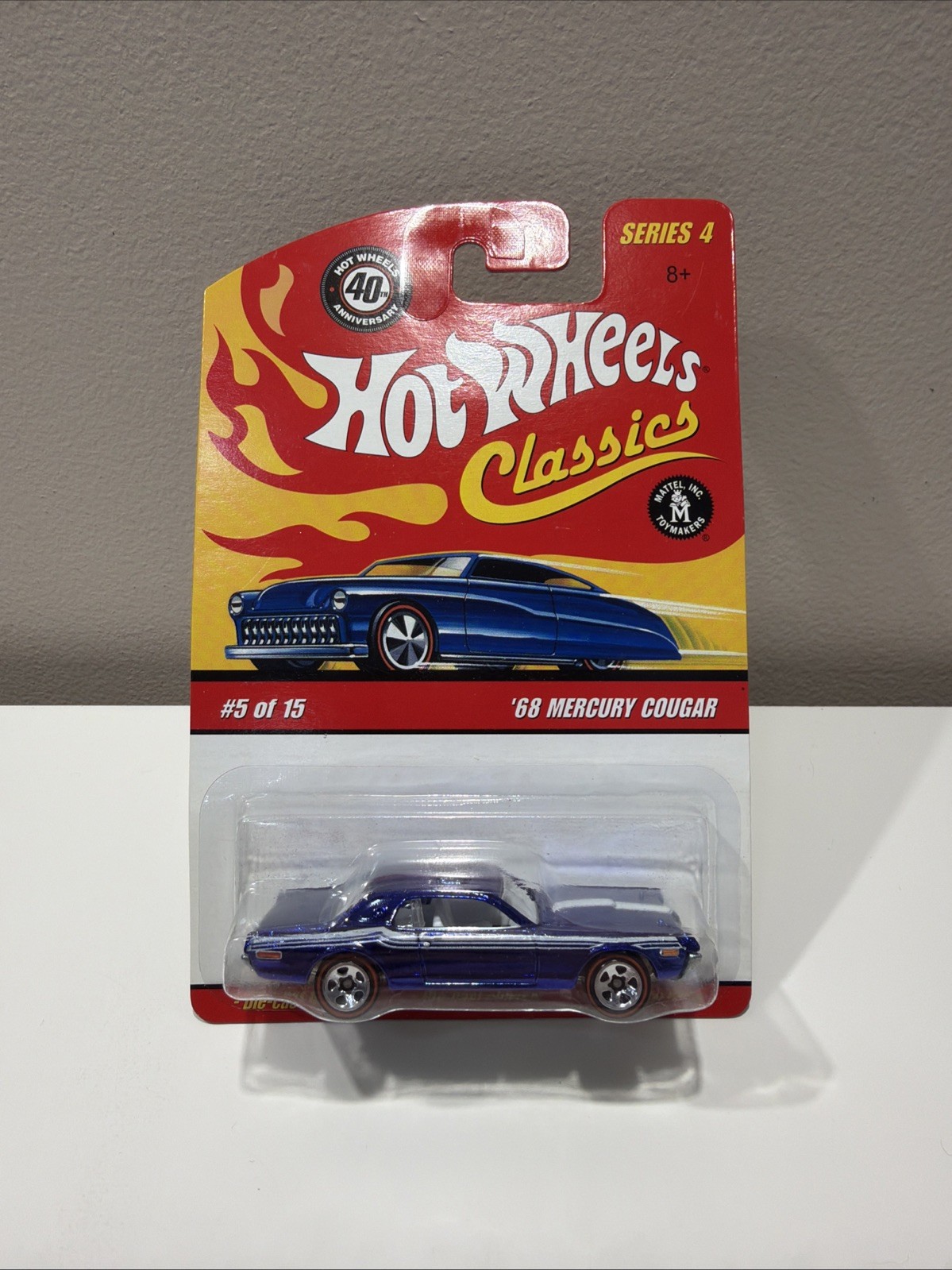 HOT WHEELS CLASSICS - SERIES 4 - '68 Mercury Cougar--HC58