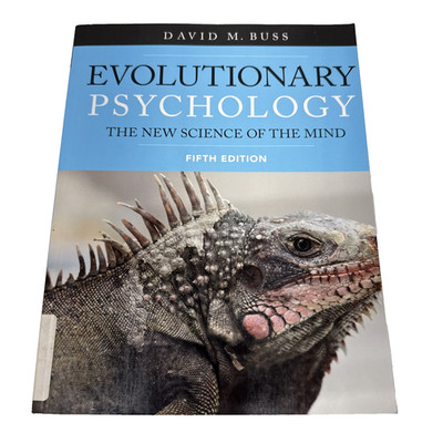 Evolutionary Psychology (5th Edition) by David Buss Psychology Textbook
