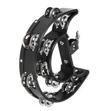 Hi Hat Tambourine Drum Set Hand Bell Rattle Loose Double Row Bells KTV NC