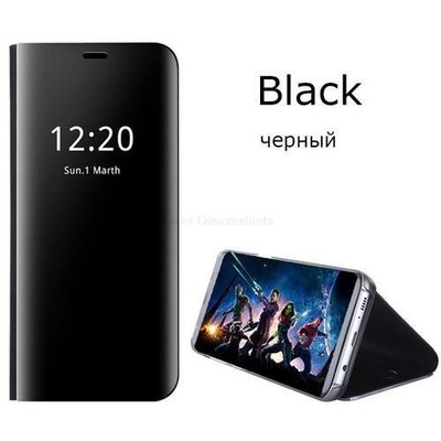For Samsung S24 S26 S25 A17 A37 Smart View Mirror Flip Stand Phone Case Cover