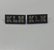 Vintage Original KLH Speaker Grill Emblems Badges Plastic Push Pin