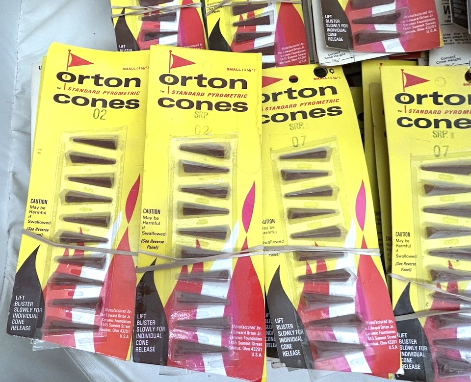 450 Orton Standard Small Pyrometric Cones SRB 15 17 18 19 Kiln Ceramic - Image 4 of 4